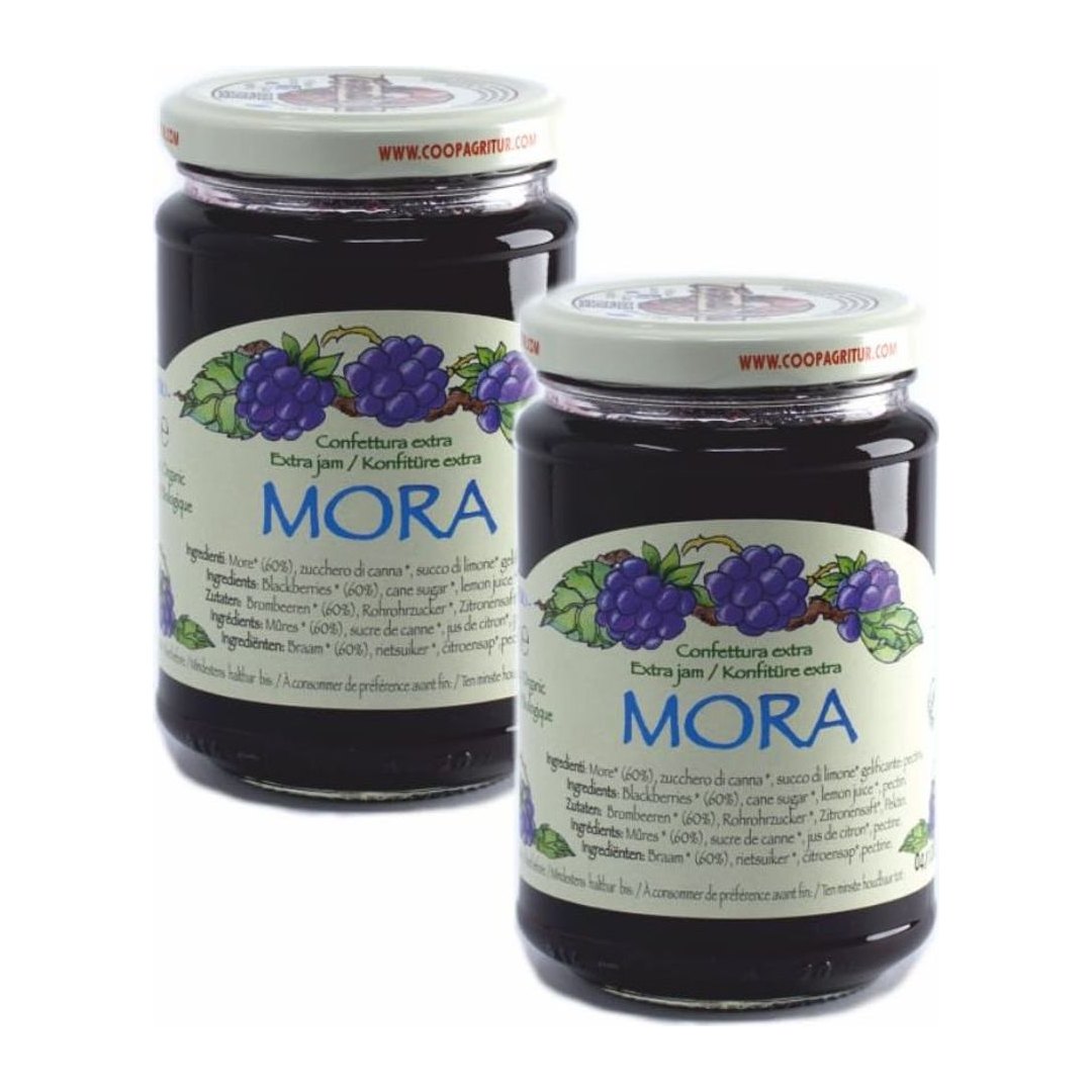 Confettura Extra Biologica di Mora 2x330g