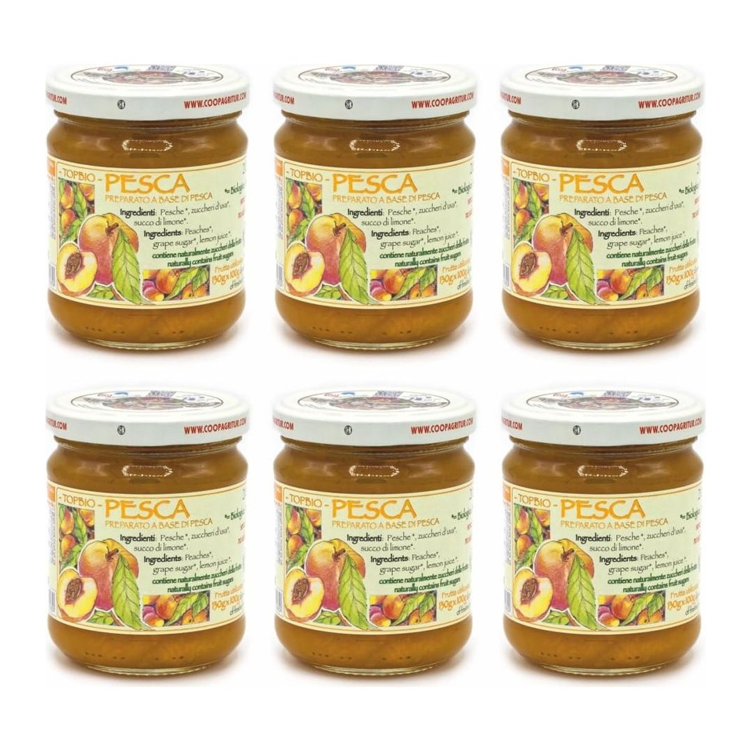 Composta di Pesca Bio 6x210g