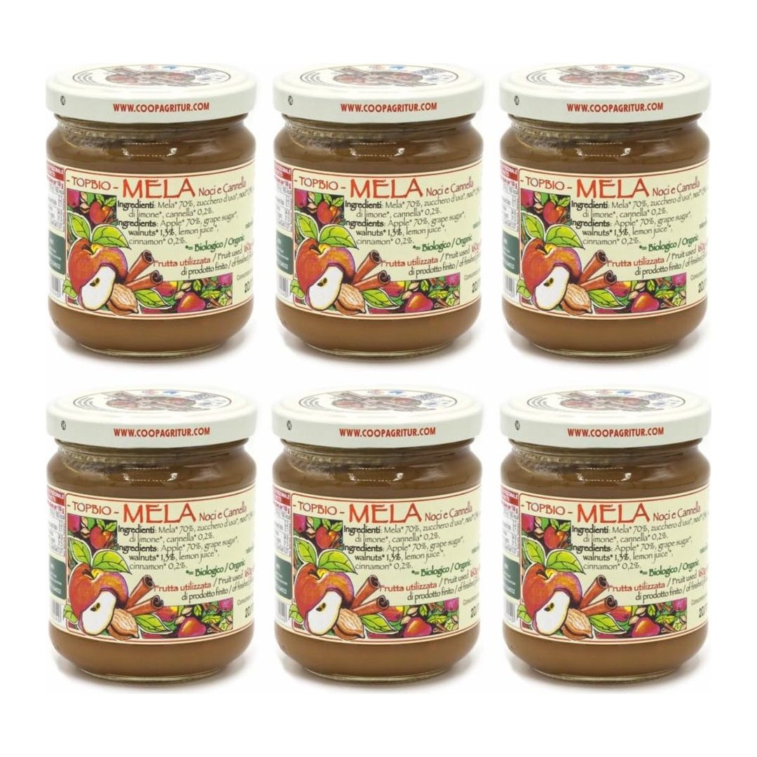 Composta Mela Noci Cannella Bio 6x210g