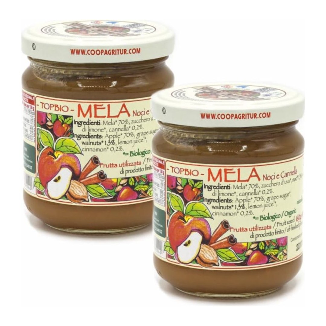 Composta Mela Noci Cannella Bio 2x210g
