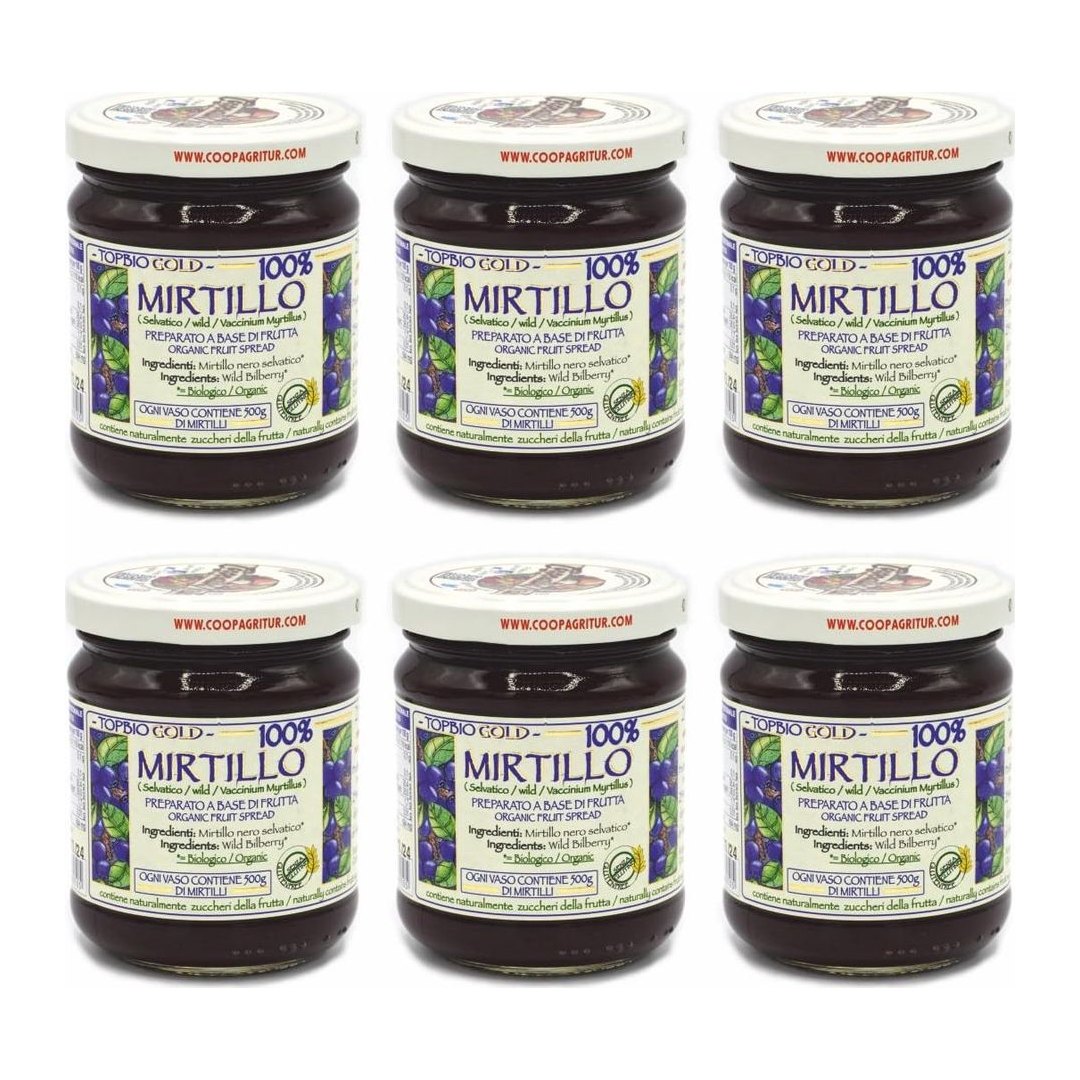 Composta di Mirtillo 100% Biologica 6x210g