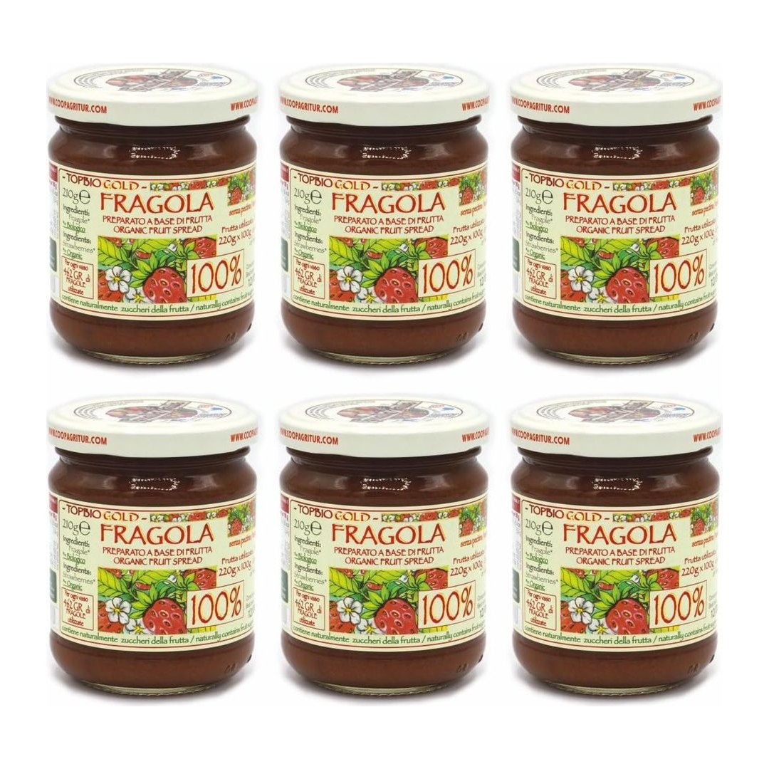 Composta di Fragola 100% Biologica 6x210g