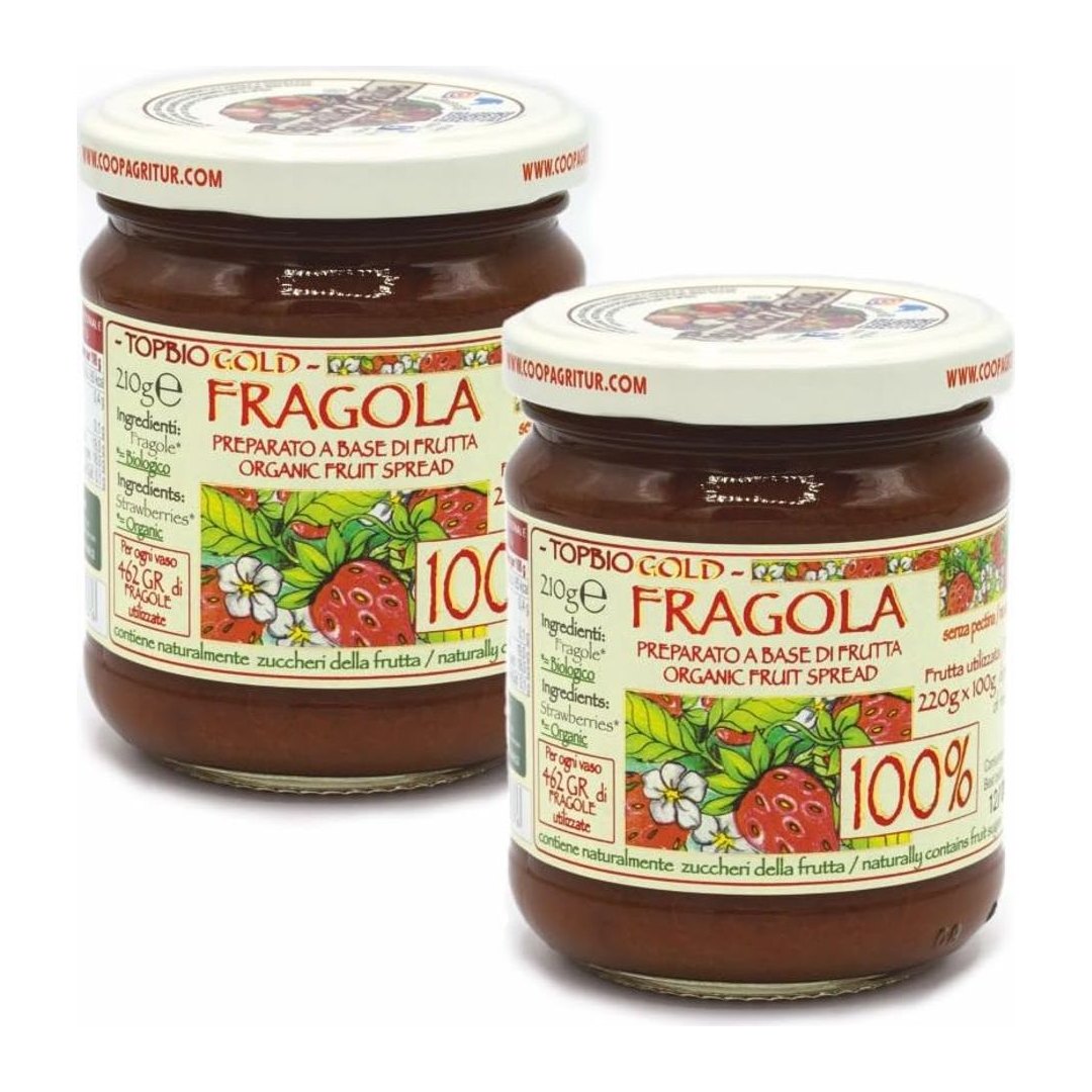 Composta di Fragola 100% Biologica 2x210g