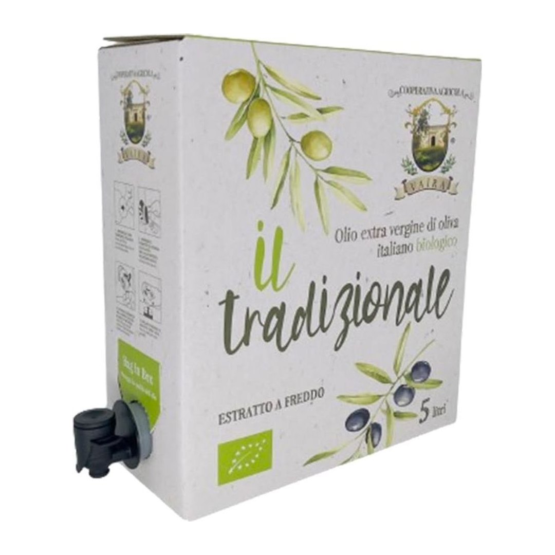 Olio Extravergine di Oliva Biologico Ogliarola Garganica 5 l