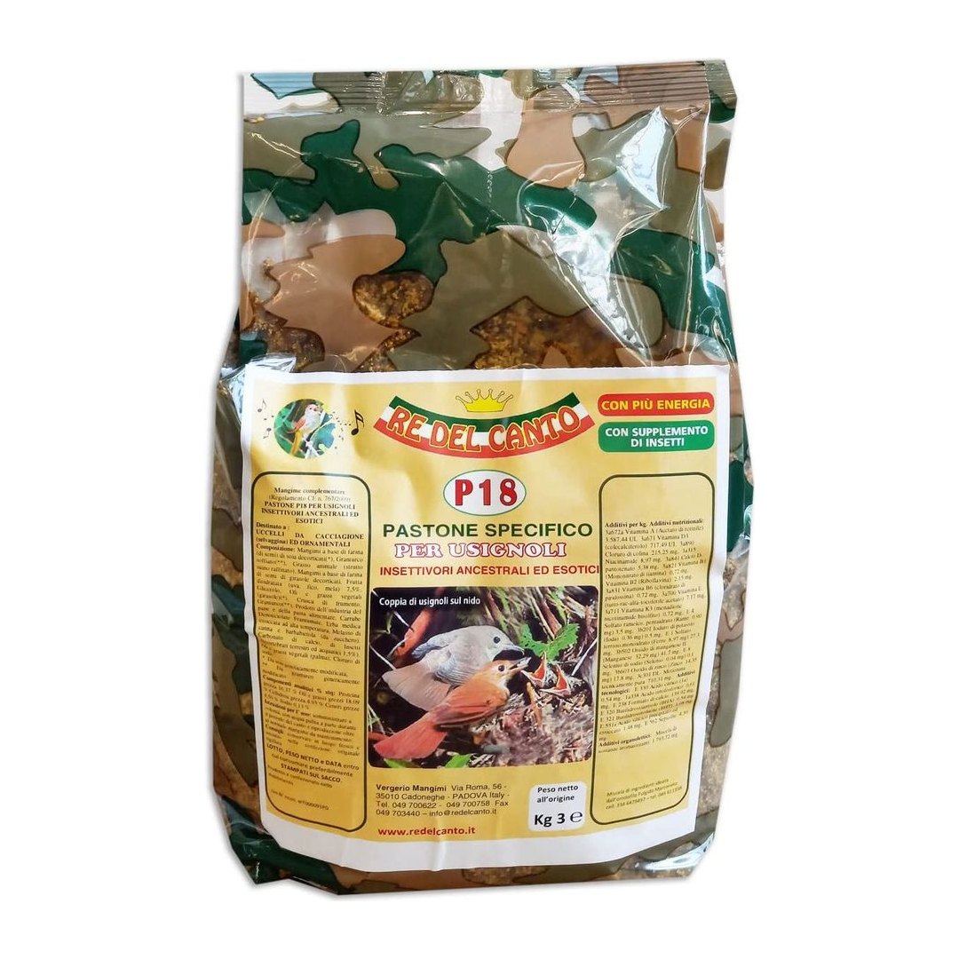Pastoncino P18 per Uccelli Insettivori 3 kg