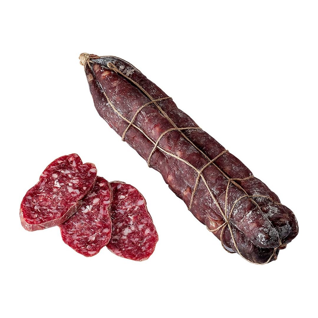 Salame di Frisona La Cigolina 400 g, insaccato italiano artigianale con carne bovina stagionata