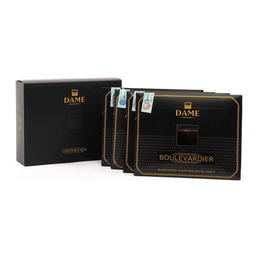 Cocktail Boulevardier 4 drink pronti da bere 100 ml