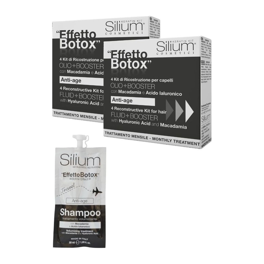 2 Box Kit Effetto Botox Ricostruzione Capelli