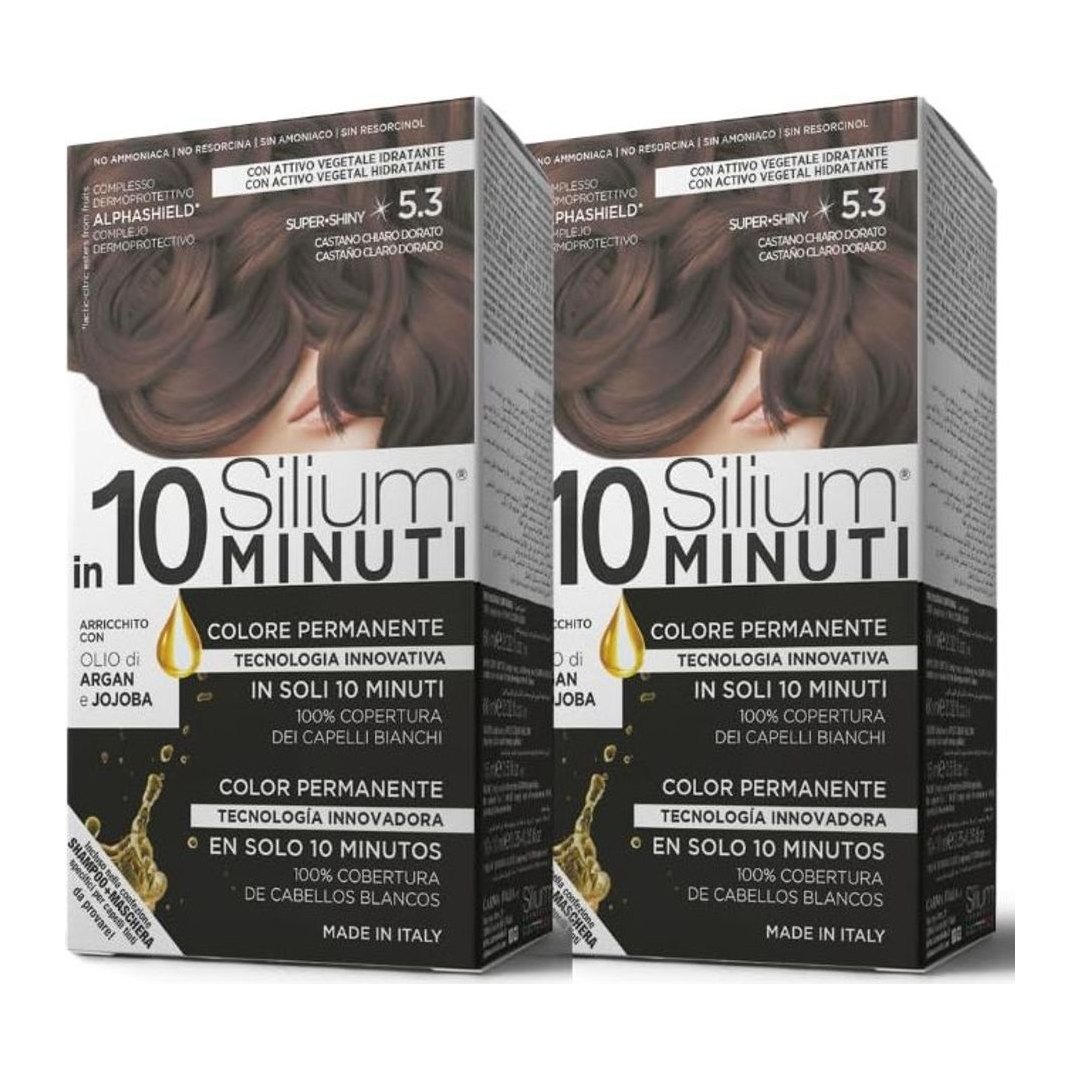 Colorazione Permanente Castano Chiaro Dorato 5.3, 175 ml