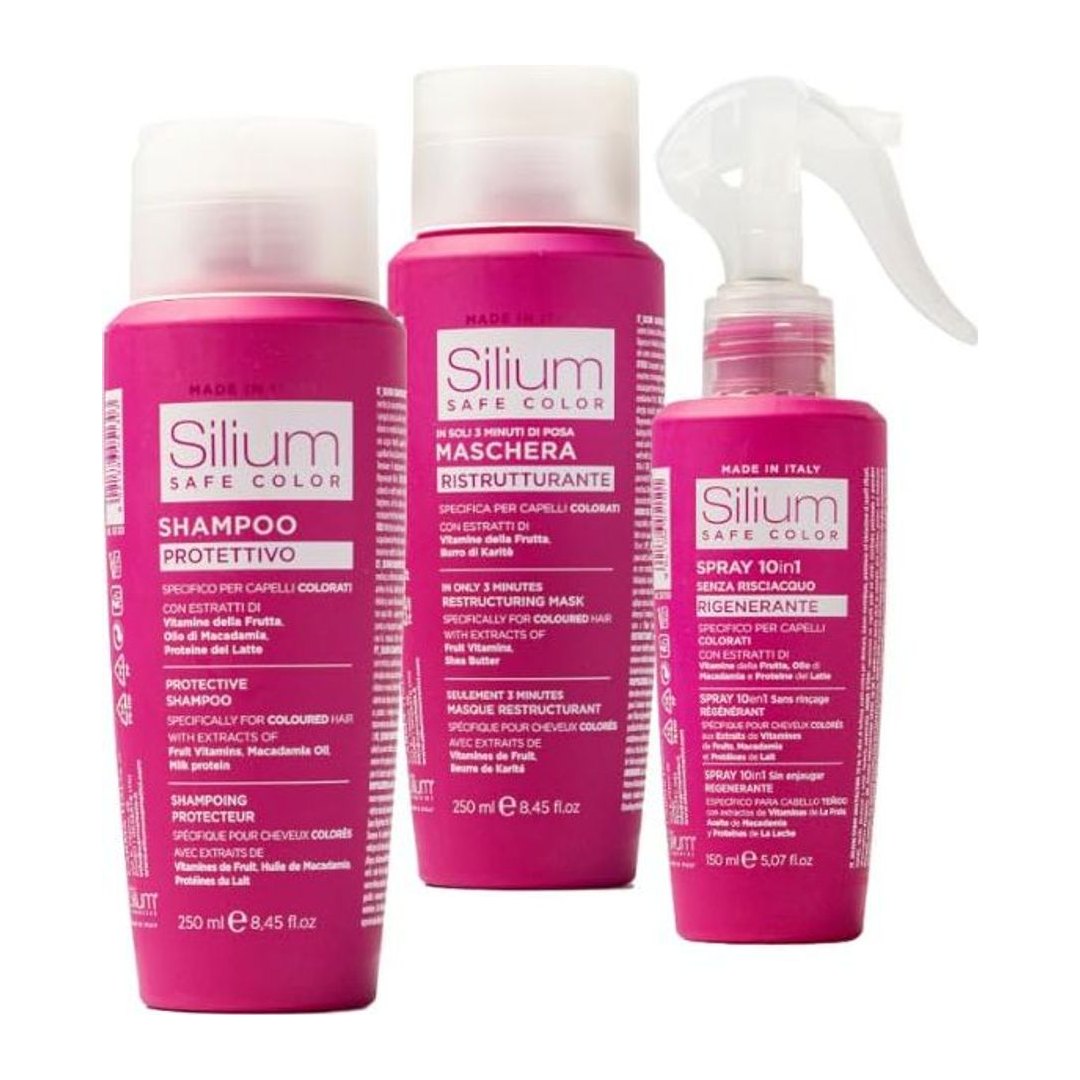 Kit Safe Color Shampoo Maschera e Booster 600ml