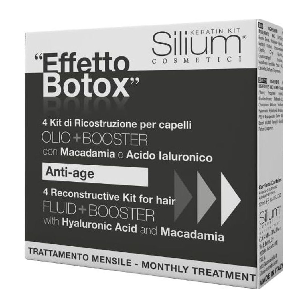 Silium Kit Botox Anti-Età Ricostruttivo 4 Bustine 24 ml