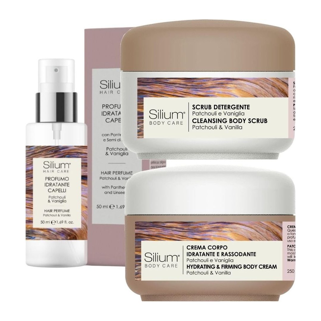 Set Profumo Capelli, Crema Corpo e Scrub 550 ml