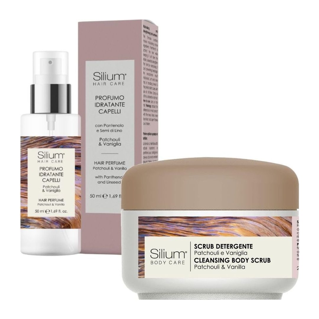 Profumo Patchouli & Vaniglia + Scrub Corpo Set Regalo 300 ml