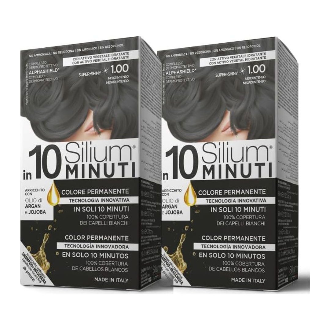 Colorazione Permanente per Capelli 1.0 Nero Intenso 175 ml