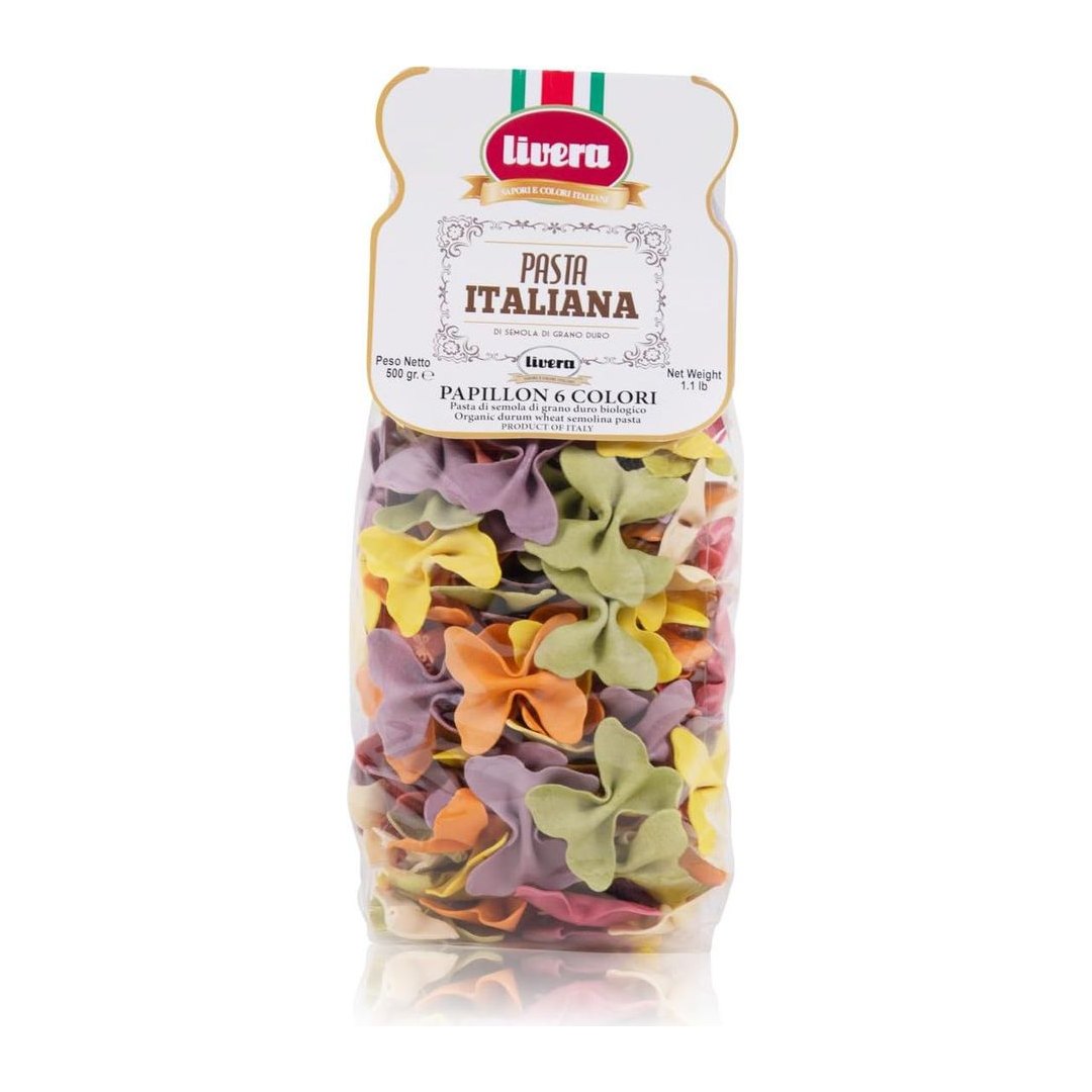 Papillon 6 Colori Pasta di Semola di Grano Duro 500 g