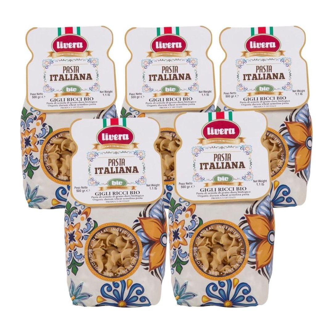 Gigli Ricci BIO Pasta di Semola di Grano Duro 5 confezioni