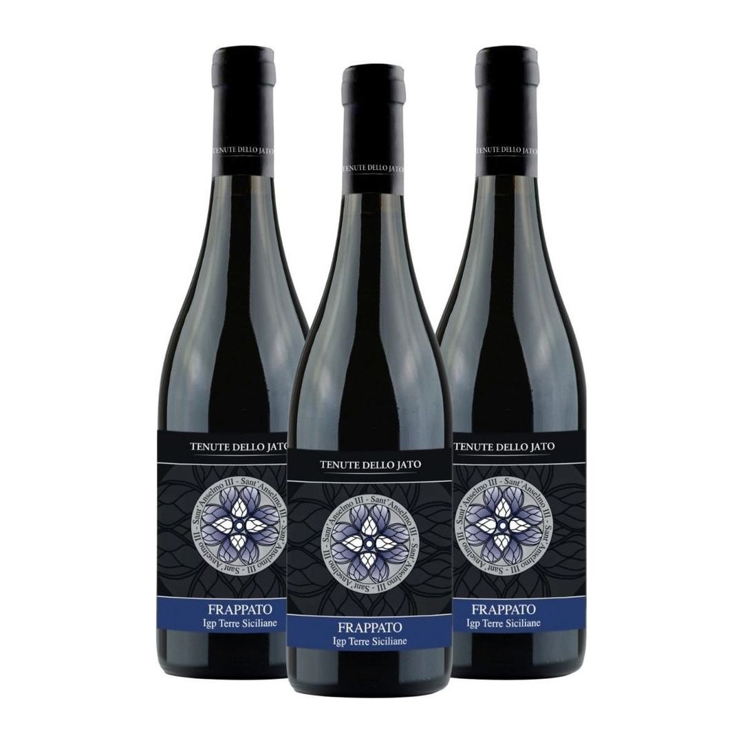 Sant'Anselmo Frappato IGT, confezione da 3 bottiglie di vino rosso siciliano 750ml