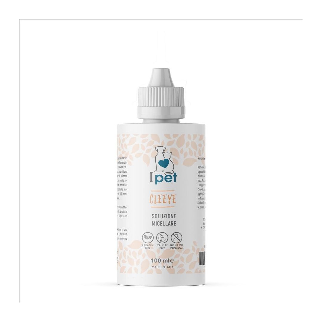 DYNAMOPET Wipe Ipet soluzione micellare 100 g per pulizia occhi cane gatto delicato naturale